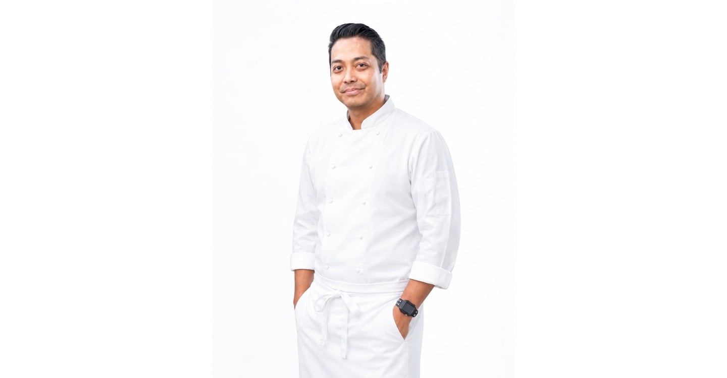Darell Ariola, Culinary Creative Consultant, on the kitchen line at Blueberry's Grill